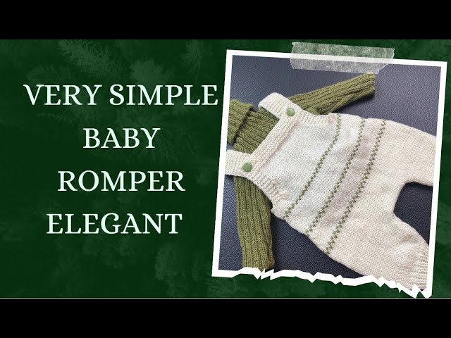 Knitting easy Baby Romper in 3 days only | 4 दिन में बुनिए बच्चों का आसान बुनाई ड्रेस | subtitles