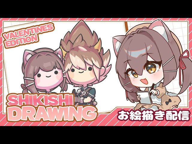 【Drawing】 Valentines Shikishi Drawing