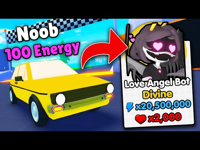 Starting Over as NOOB with RAREST DIVINE PET in Car Training! (Roblox)