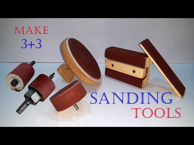 Make handmade tools to facilitate sanding - Make sanding easy with these 6 methods