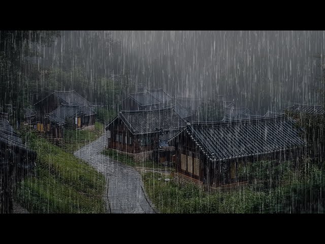 Rain Sounds For Sleeping - 99% Instantly Fall Asleep With Rain And Thunder Sound At Night