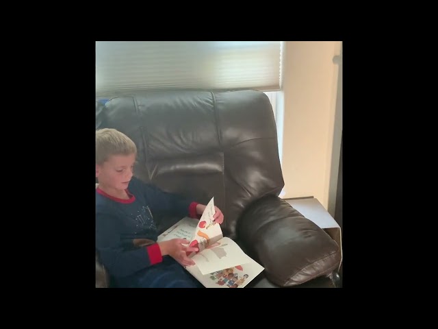 Ryland Reads the Letter F Book