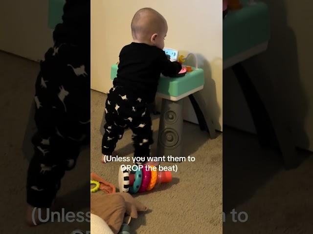 When you get your baby a DJ table