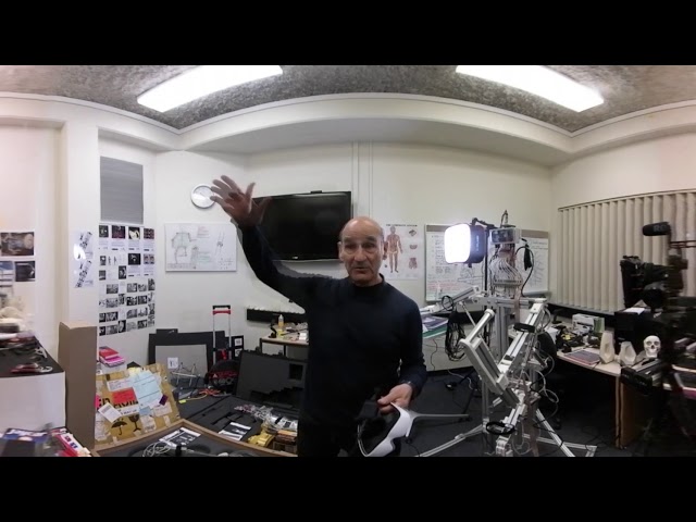 360° video: Interview with Stelarc, artist, Perth, Western Australia, 17 October 2017 (Part 2)