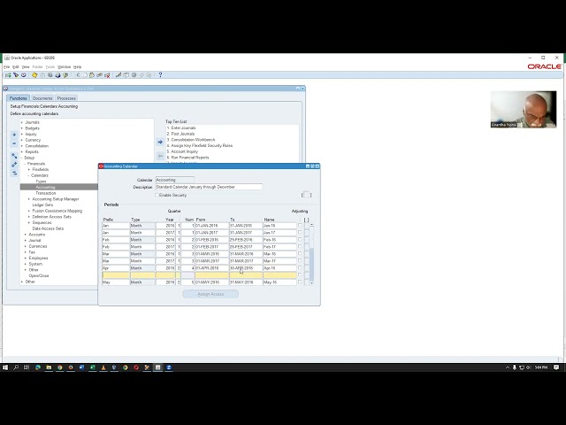 How to make Accounting Calendar Periods ... fast in EBS