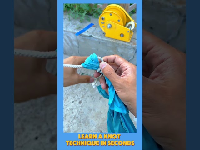 Quick Knot Hack: Learn in 30 Seconds!(10) #howto #knotskill #knottutorial #knottying