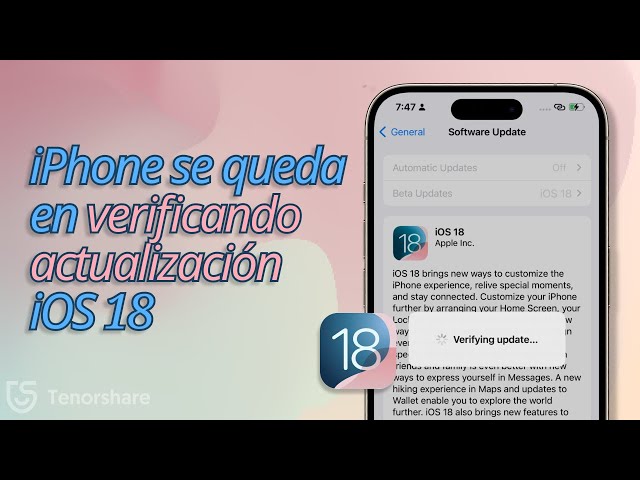 iOS 18 | iPhone Se Queda en Verificando Actualización iOS 18