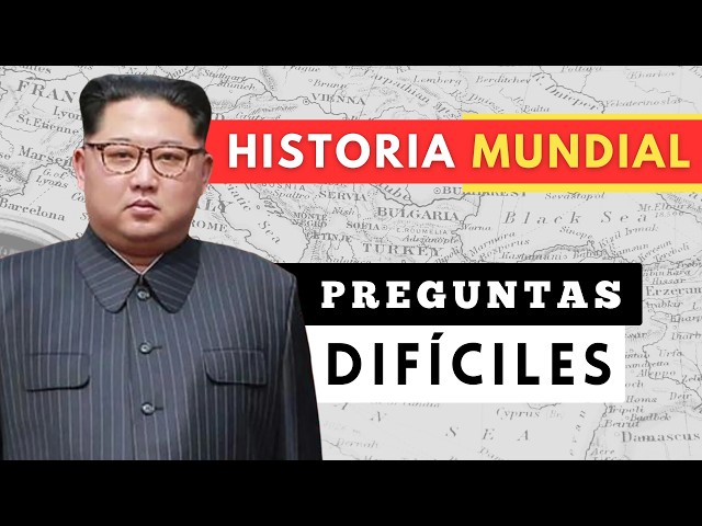 📚 QUIZ DE HISTORIA MUNDIAL 🌎 30 PREGUNTAS DIFÍCILES QUE SOLO LOS MÁS INTELIGENTES RESPONDEN 🧠🔥