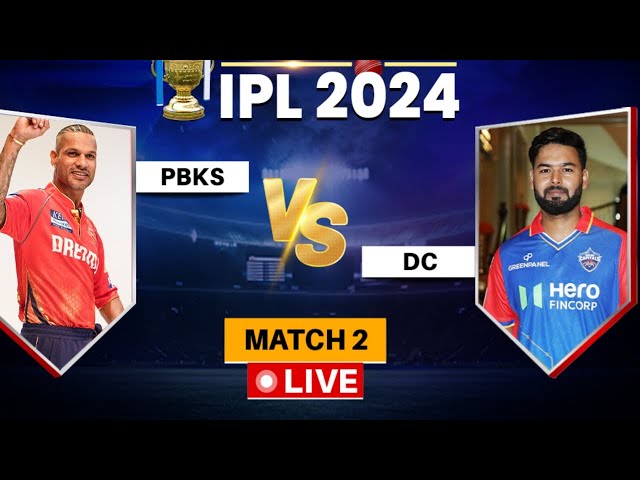 DC vs pbsk live // match 2 #ipl #msdhoni