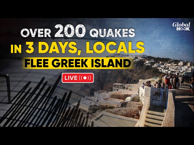 Greece Earthquake Live: Over 200 Undersea Earthquakes Jolt Santorini