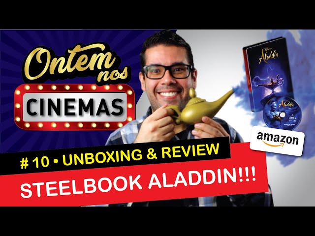 Unboxing e Review - Steelbook Aladdin!!! ONC#10