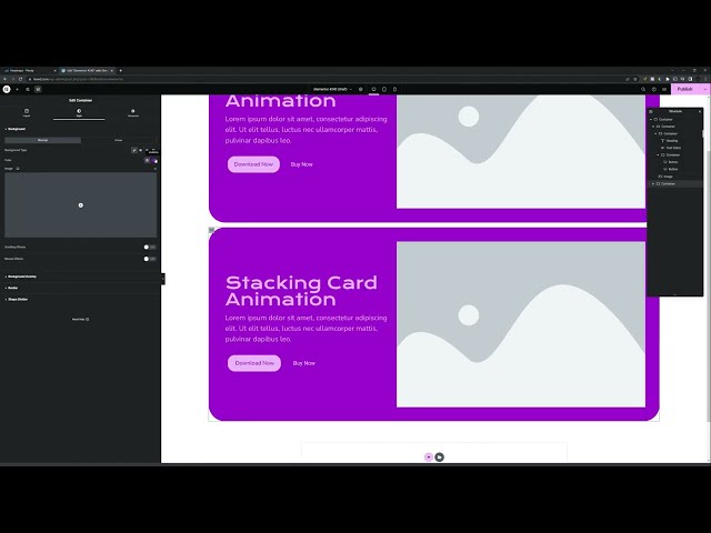 Elementor Pro: Create Stunning Card Animations In Wordpress