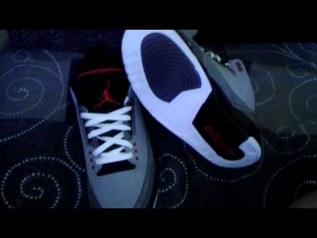 Unboxing Air Jordan Retro 3 Stealth Shoes