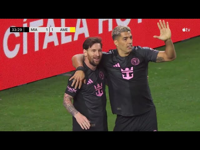 Lionel Messi SCORES HEADER for Inter Miami