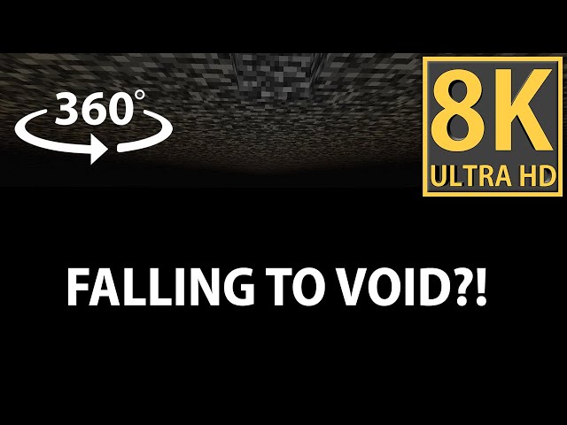 BREATHTAKING Ultimate Shaders slow fall to The VOID?! — 8K UHD 60fps VR 360° FALL TO THE VOID