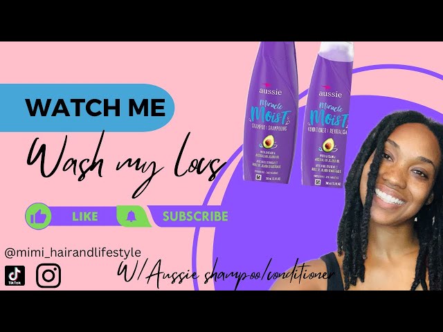 Washing Thick Locs w/ Aussie Shampoo and Conditioner 🧴✨💫