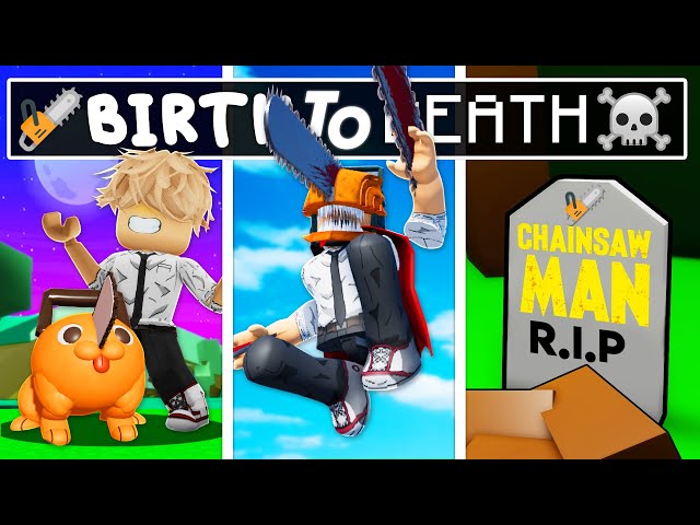 Birth To Death of CHAINSAW MAN in Roblox Brookhaven RP!!