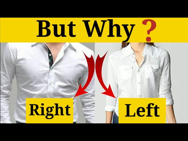 Why do men's and women's buttons differ?🤔 | Amezing Facts | # shorts