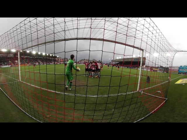 360 CAMERA | David Wheeler's record breaking goal in 360 | Exeter City Football Club