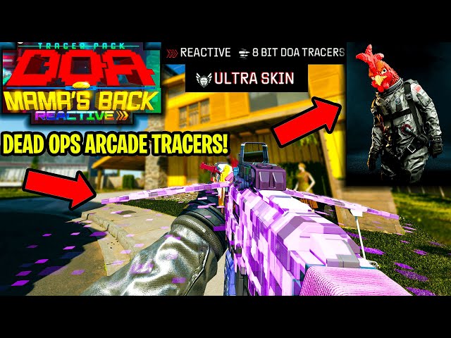 NEW Tracer Pack DOA MAMA'S BACK REACTIVE BUNDLE in BO6 WARZONE (Mother Clucker ASG 89 8 Bit Tracers)