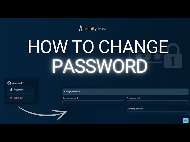 How to change the password