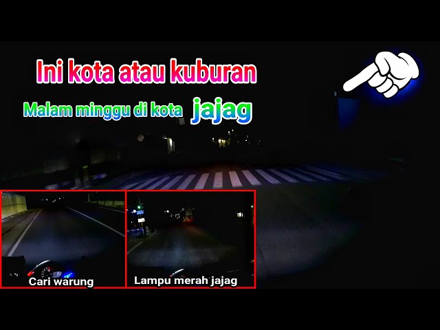 Lampu jalan dimatikan efek Pandemi ppkm Darurat jajag banyuwangi