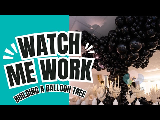 Creating a Balloon Bonsai Tree for a Networking Event.