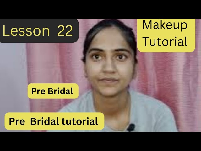 Pre bridal l Beauty parlor course