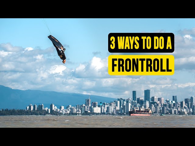 3 Ways to do a Frontroll | Classic, Send and Inverted // Kiteboarding SA Masterclass