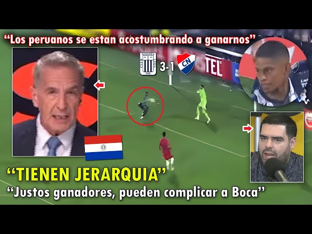 DEVASTADOS! PERIODISTAS PARAGUAYOS REACCIONARON ASI tras DERROTA ante ALIANZA LIMA VS NACIONAL 3-1