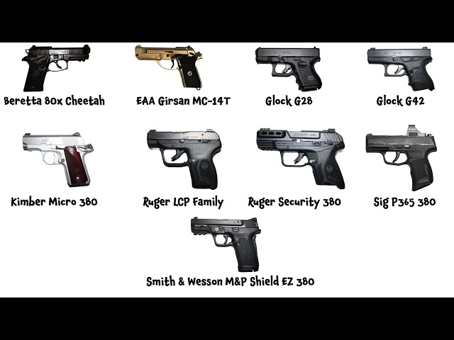 2024 .380acp Firearms Mid-Year Feature Rankings