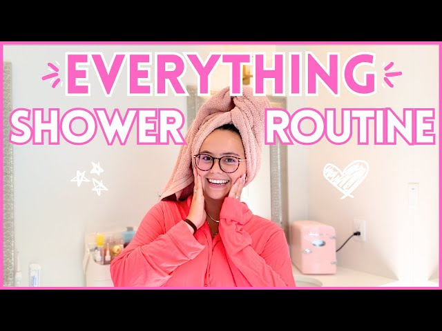 my everything shower routine (skincare and haircare routine)