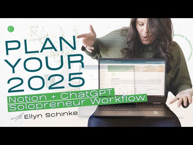 How I’m Planning for 2024 with Notion & ChatGPT | Solopreneur Productivity Tips