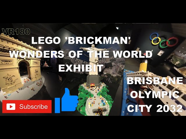 VR180 Walk Through of the Lego exhibit in "Wonders of the World' in the Brisbane Museum...AMAZING!!!