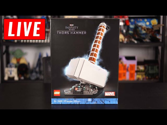 🔴IM BACK FROM FLORIDA! BUILDING LEGO THOR'S HAMMER 76209!