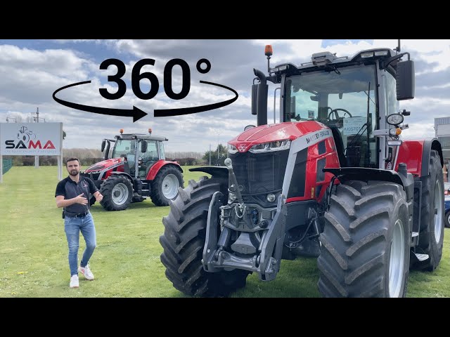 Découverte : MASSEY FERGUSON 8S et 5S : Vision 360° des cabines.