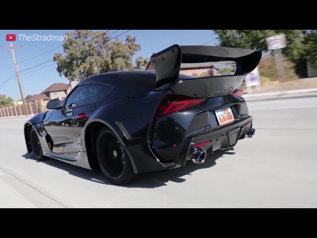 TheStradman Supra 2020 w/ FI EXHAUST REVS X Rocket Bunny Widebody