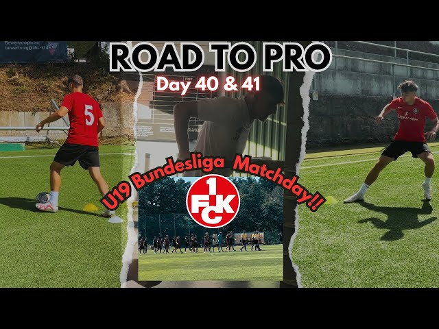 U19 BUNDESLIGA VLOG + TRAININGSTAG! ⚽️🤯 ROAD TO FUSSBALLPROFI #10 | TAG 40 & 41 Julian Pelger