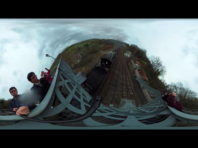 GWR 2857 Heavy Goods Loco at the  Severn Valley Railway in 4K 360° Virtual Reality