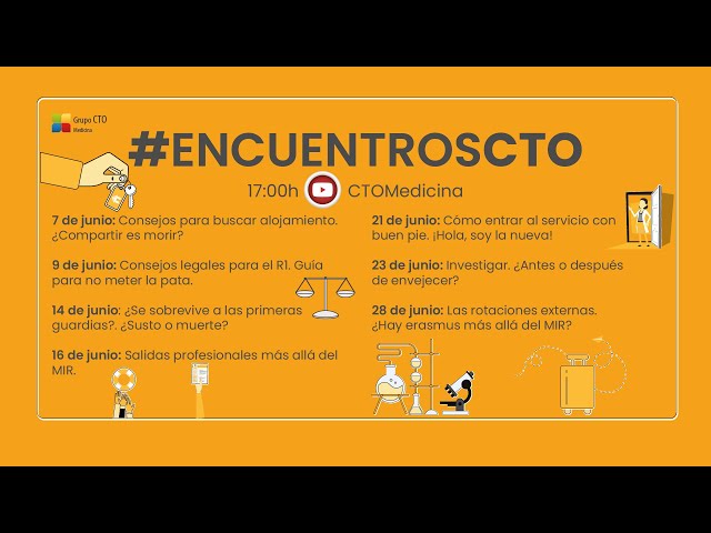 #EncuentrosCTO!! Hoy:  Rotaciones externas. ¿Hay erasmus más allá del MIR?