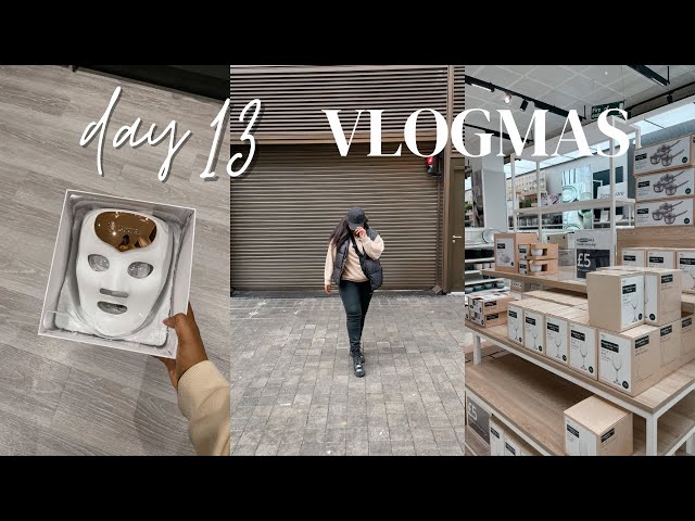 VLOGMAS DAY 13 | Coolest PR package, Shopping for WINE GLASSES, making SHAWARMA at home, epic FAIL