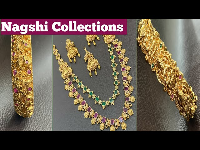 New Designs Gold Replica Collections ||Temple Jewellery nd Nagshi finishing || what's up 8660767909