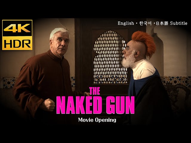 The Naked Gun (1988) • Intro • Eng Kor Jap CC • 4K HDR & HQ Sound