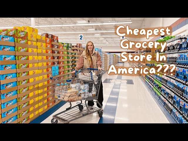 Is THIS the cheapest grocery store in America? Shop & Haul