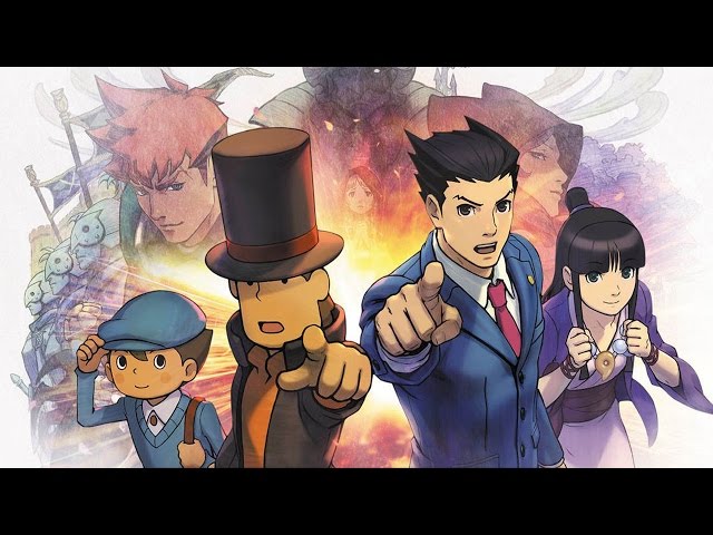 CGR Undertow - PROFESSOR LAYTON VS. PHOENIX WRIGHT ACE ATTORNEY review for Nintendo 3DS