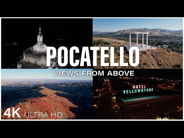 Pocatello: Views from Above (4k Drone)