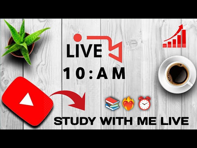 📚 STUDY WITH ME Live ⏰ NET EXAM 🎯💯