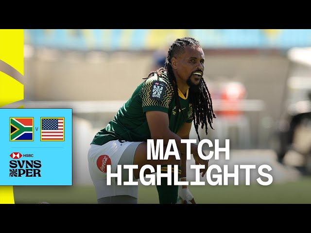 South Africa SHINING in comeback ✨ | South Africa v USA | HSBC SVNS Perth 2025 | Men's Highlights