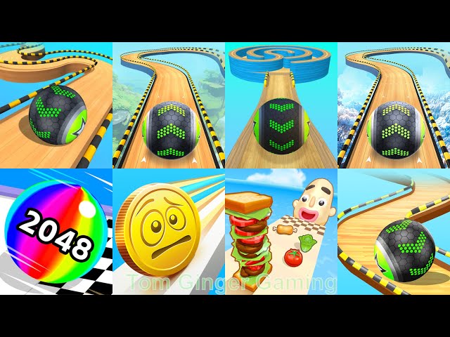 Going Balls, Rollance Adventure Balls, Sky Rolling Ball, Ball Run 2048, Coin Rush speedrun gameplay