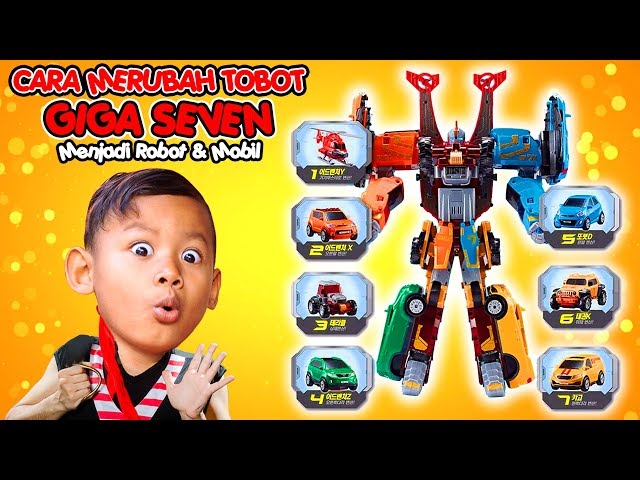 Cara Merubah Tobot Giga 7 (Seven) Menjadi Mobil & Robot, Tobot RTV X Y Z D K T V Adventure Indonesia